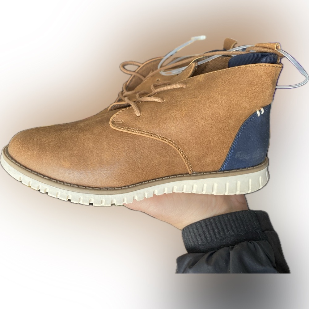 Kids 1901 Tan and Blue  Casual Shoes